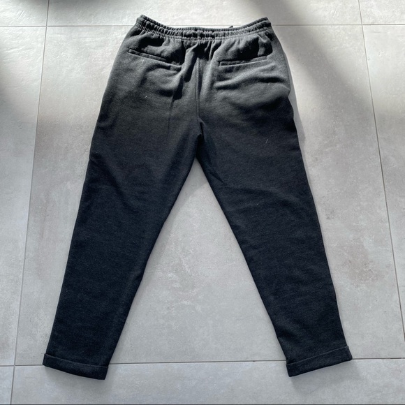 ZARA MEN’S JOGGER WAIST FLANNEL PANT - Picture 6 of 8